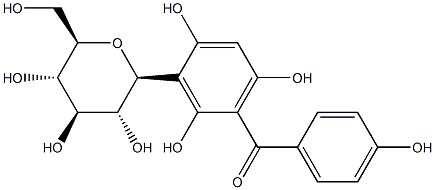 Iriflophenone 3-C-glucoside Structure